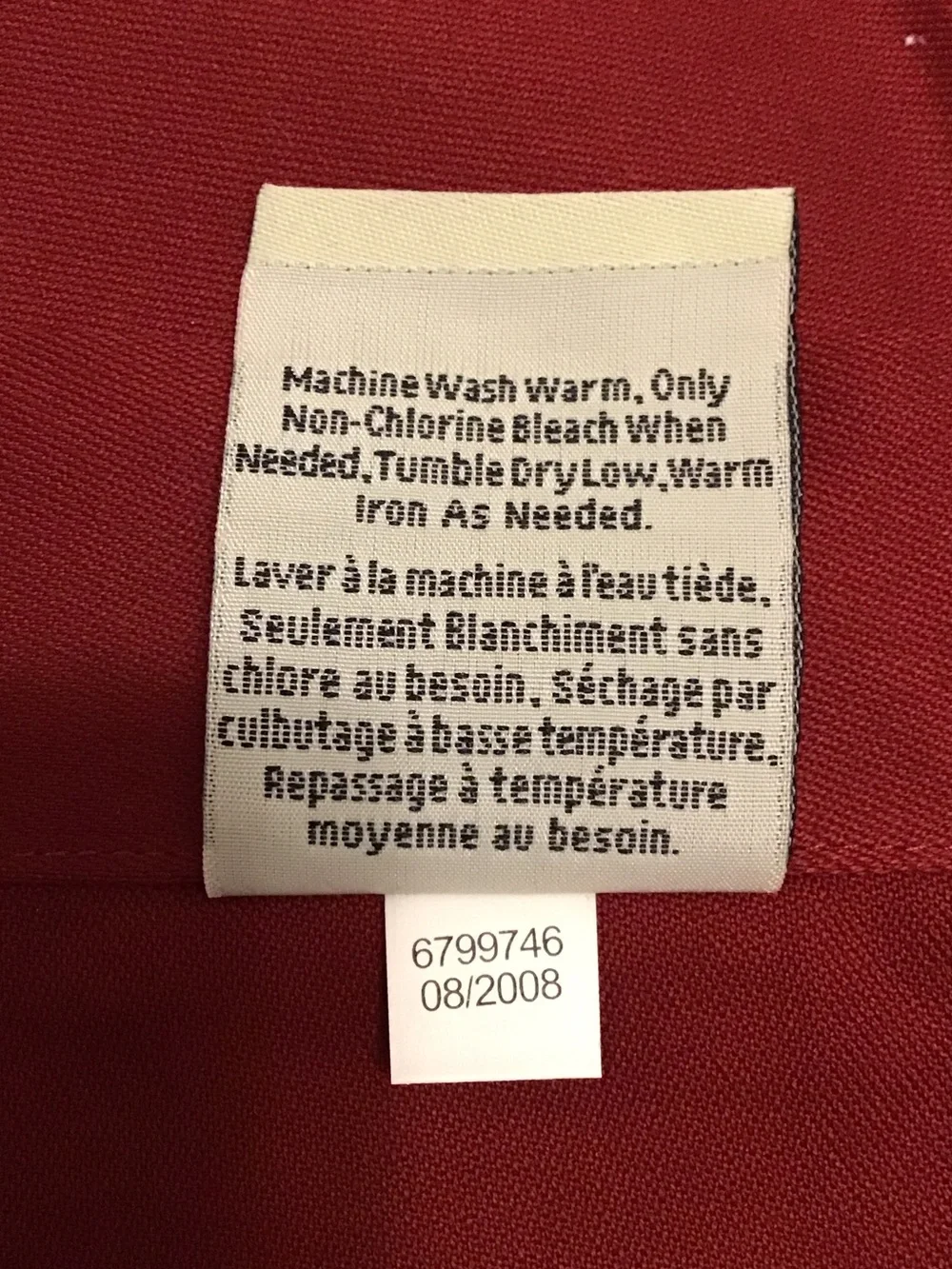 Pottery Barn Classic Hotel Dinner Napkins (6)